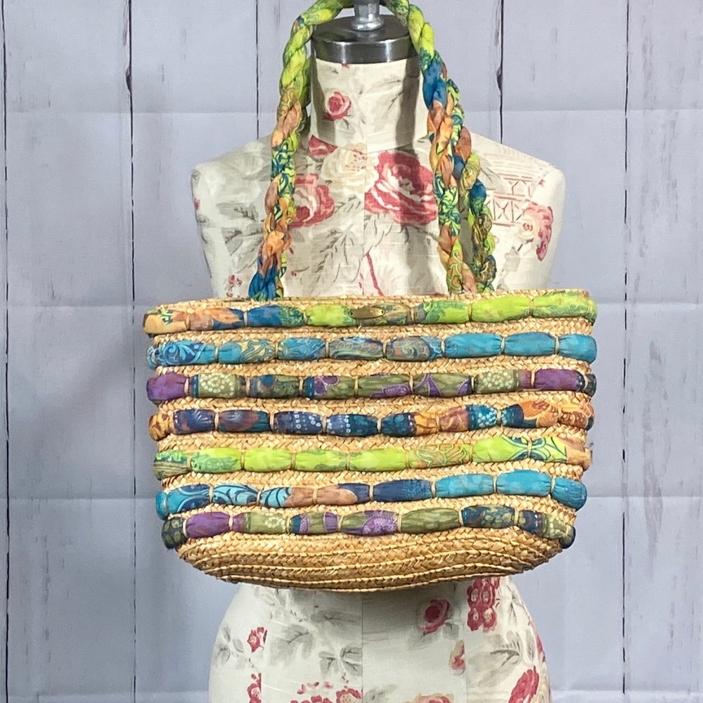 368. super cute Cappelli straworld Straw Bag